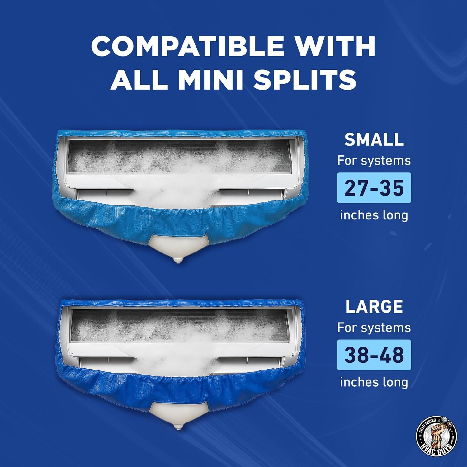 Mini Split Cleaning Bag | 360 Waterproof Design | Fits Systems 27in – 39in Long