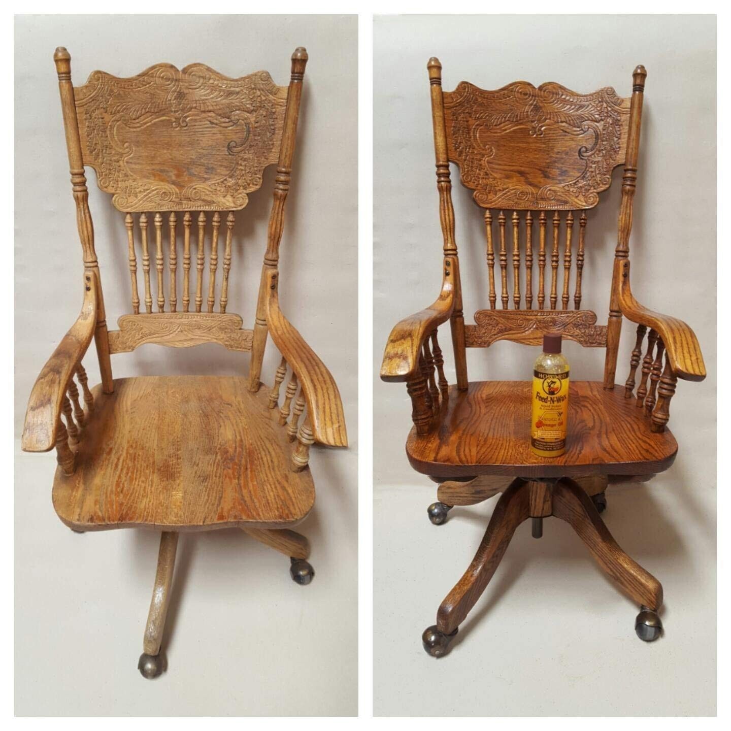 8oz Feed-N-Wax: Restore Antique Finish with Beeswax & Conditioning Oils