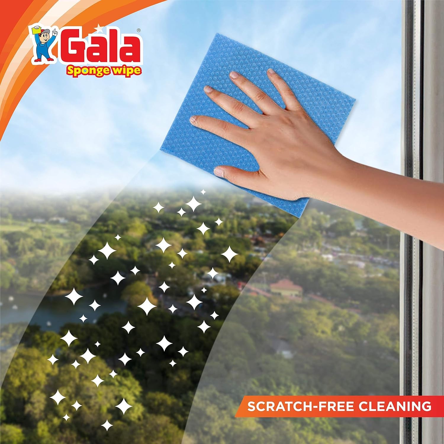 Gala Sponge Wipe for Kitchen & Household 5 Pcs Pack (Multipurpose)