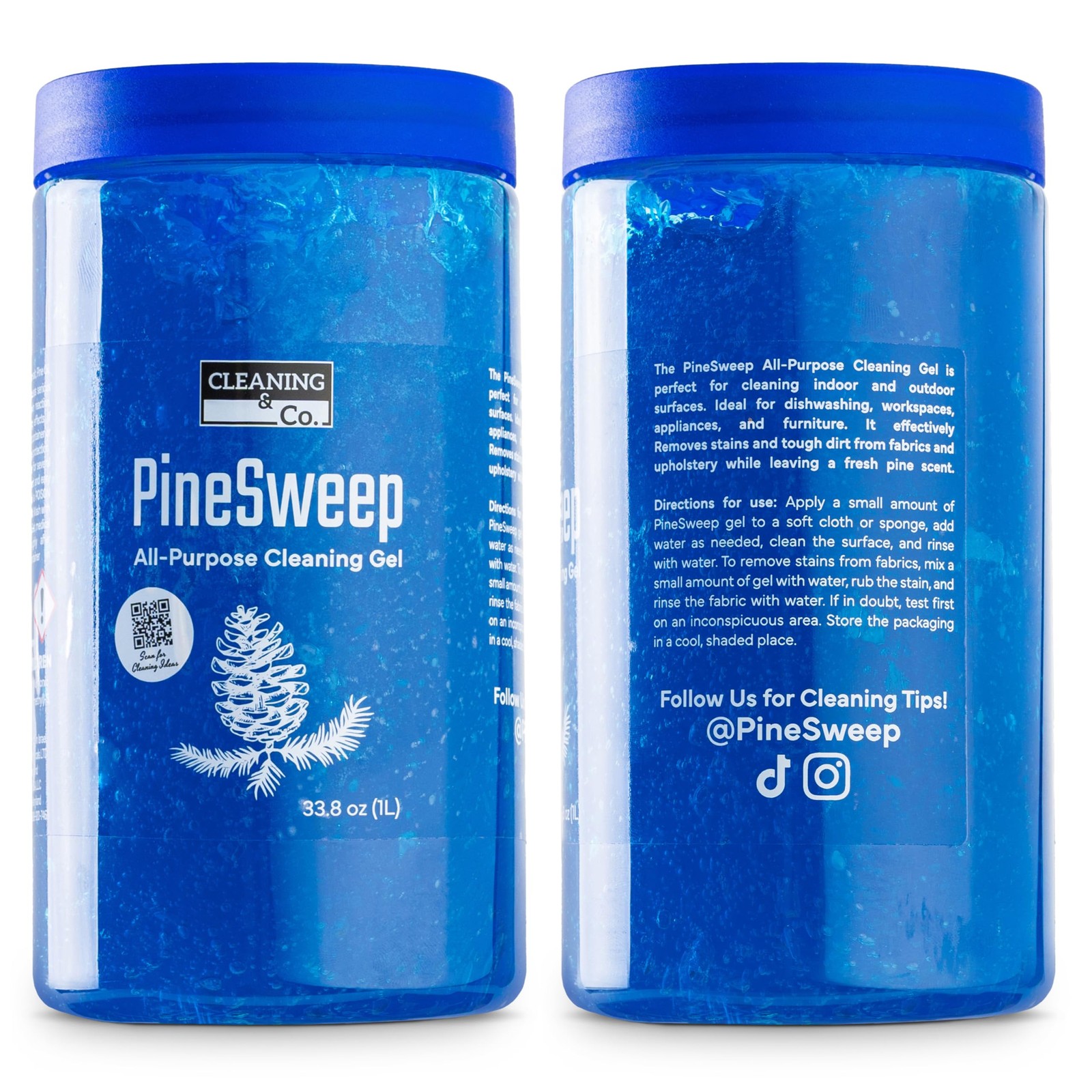 All-Purpose Cleaning Gel with Pine Oil – Multipurpose Household Cleaner for B…