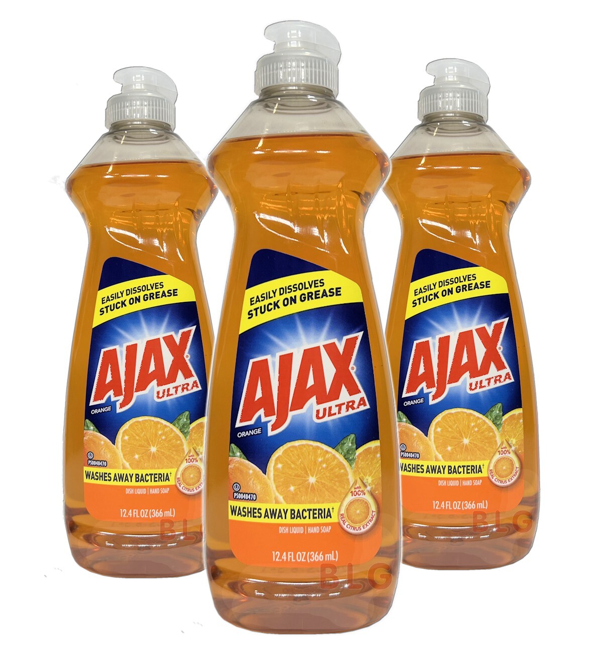 Ajax ORANGE Ultra Dish Washing Detergent Liquid Soap 12.4oz Hand Soap Sale 3Pack