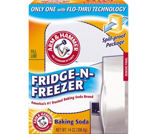 Baking Soda, Arm & Hammer – 14 oz (Pack of 2) – Fridge and Freezer Odor Absorber