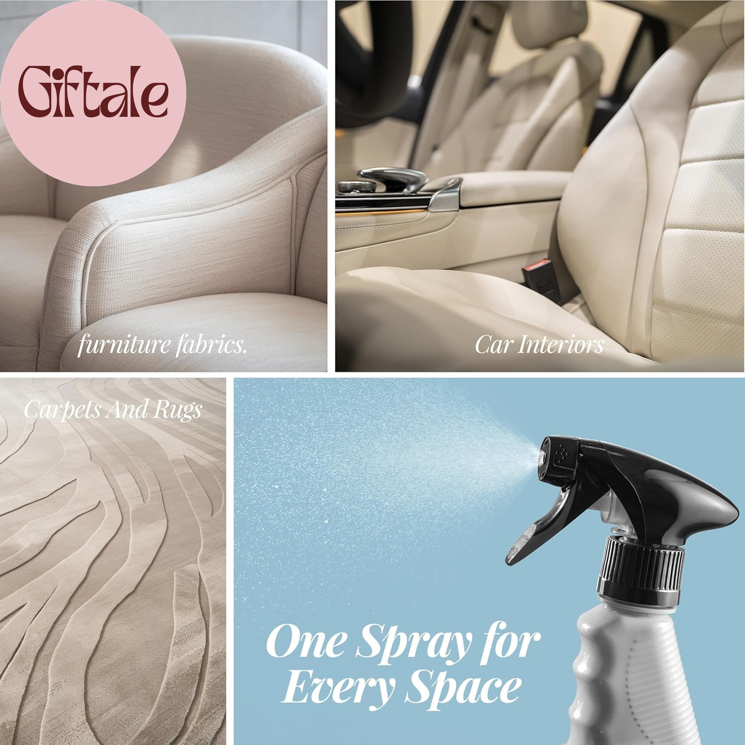 ® Fabric Cleaner Professional Strength, Deeply Penetrates Water Safe Fabric & Fi