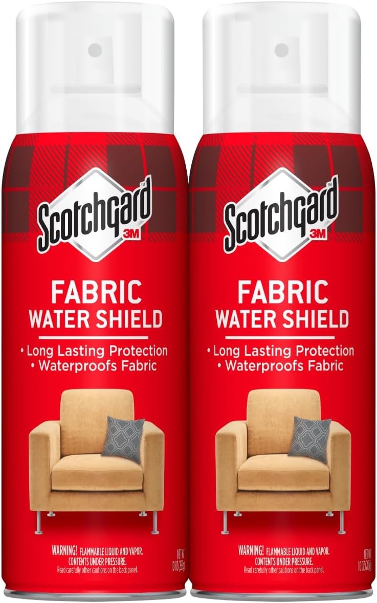 2pk Scotchgard Fabric Water Shield Clothing Water Repellent Spray 10oz