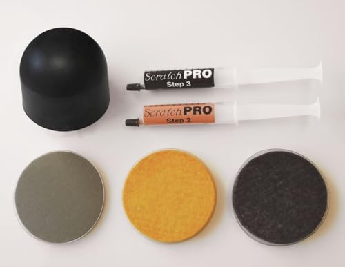 Scratch Pro Kit For Polishing And Repairing Stainless Steel Sinks, Wit