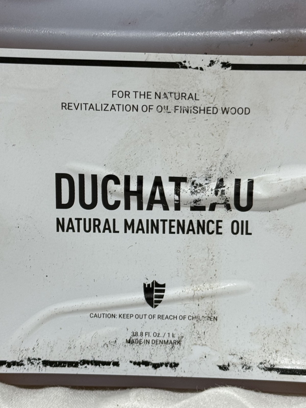 DuChateau Natural Maintenance Oil Clear Hardwood Floors Wood Care 33.8 Oz 1L New
