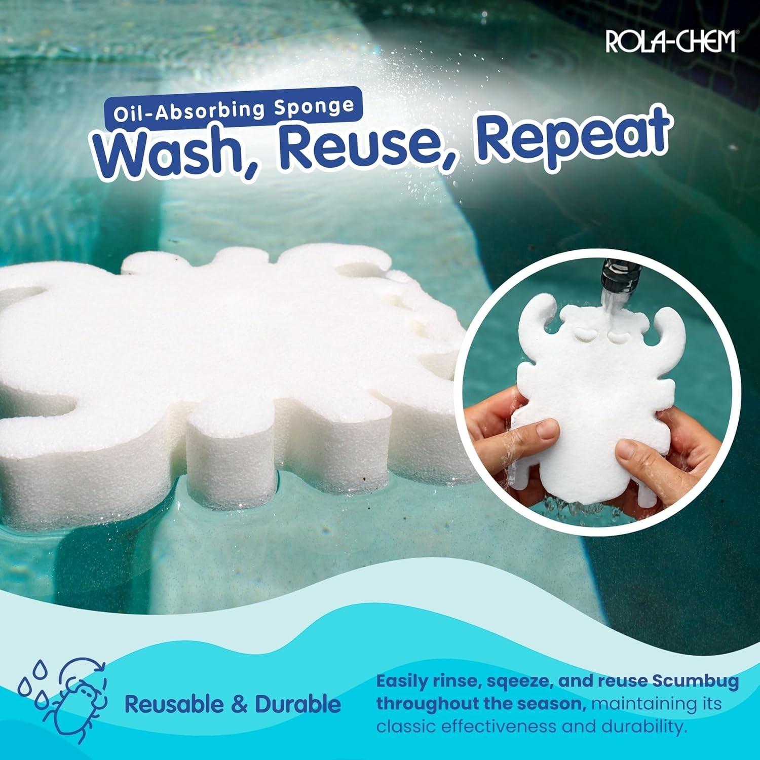 Scumbug 2-Pack: The High-Rated Spa & Pool Oil & Grime Absorber