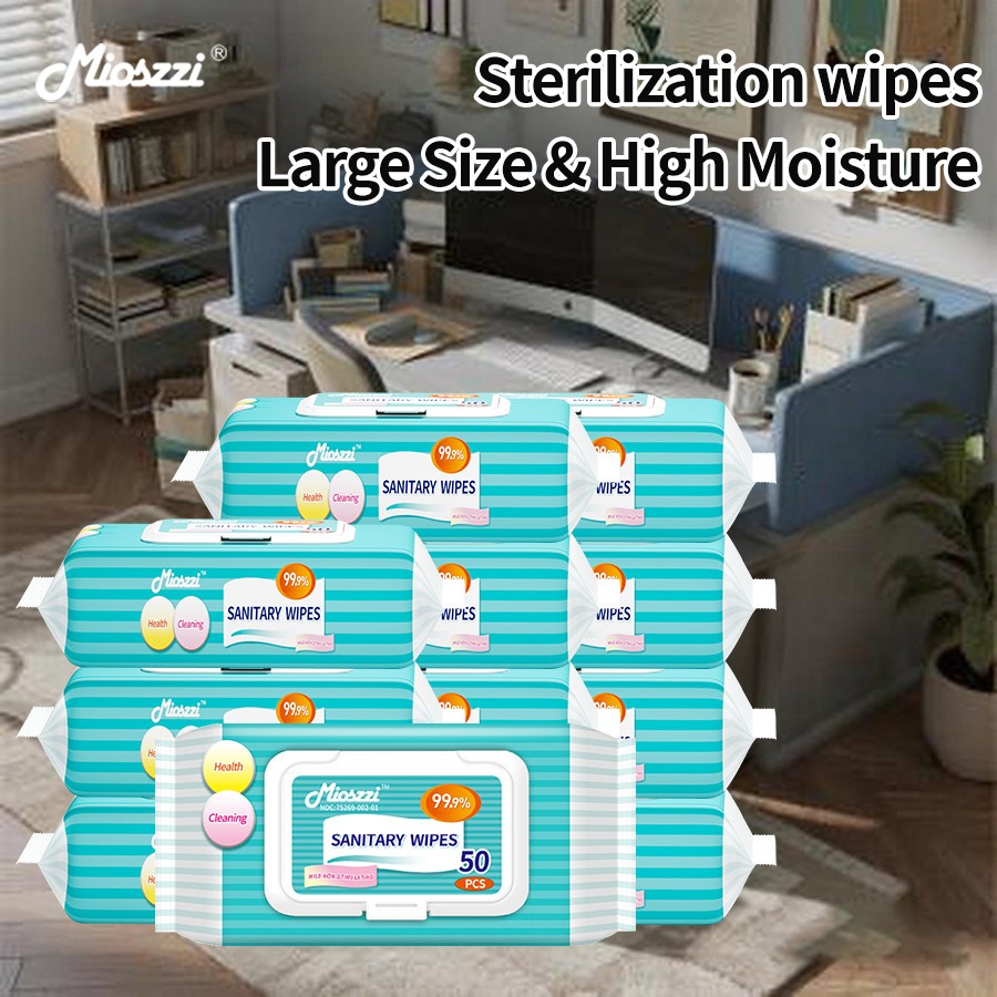 Mioszzi Multi-Surface Cleaning Wipes for Office Desk，Quick Dry ，Electronics Safe