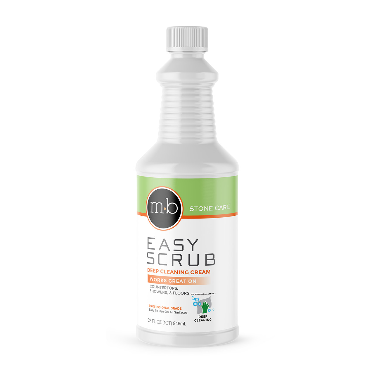 MB Stone Care Easy Scrub Deep Cleaning Cream for Marble Granite Glass Tile& More