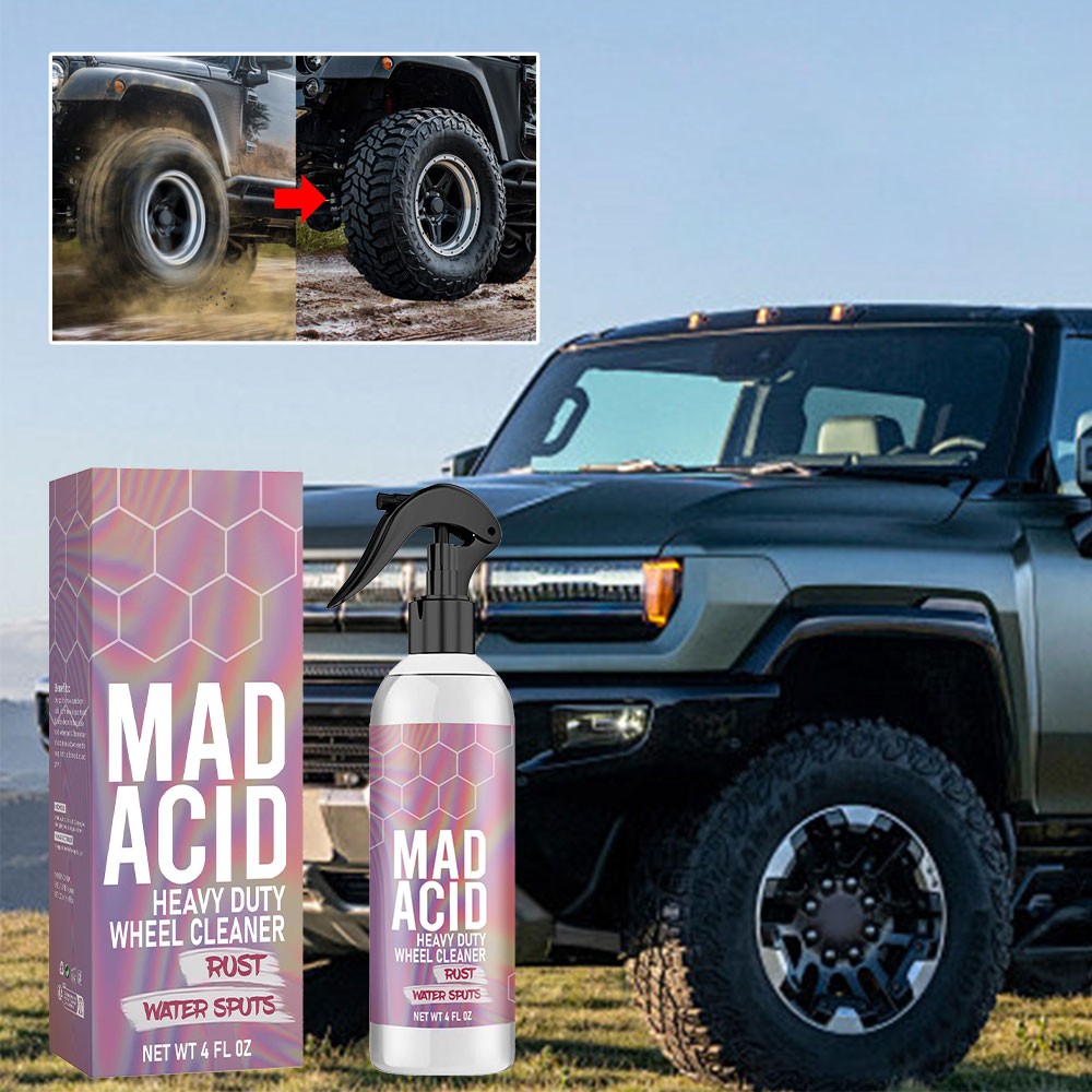 Mad Acid- Heavy-Duty Wheel Cleaner, Water Spot Remover for Car,Glass Cleaner TL