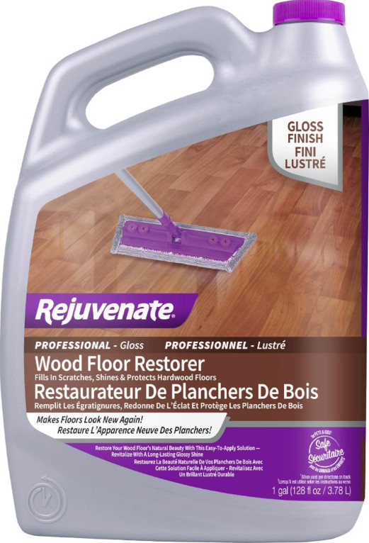 1 Gallon Rejuvenate Professional Wood Floor Restorer Fills Scratches. 128 Fl Oz