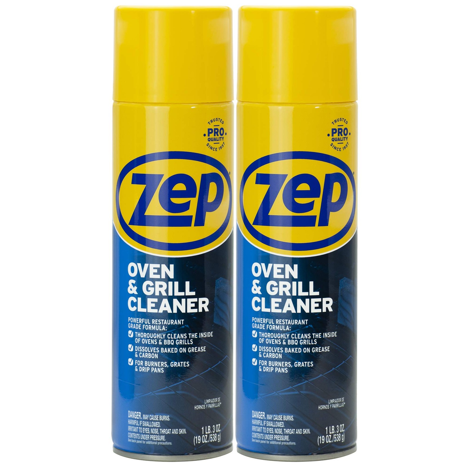 Zep Heavy-Duty Oven and Grill Cleaner – 19 oz Case of 2 ZUOVGR19 – Dissolves …