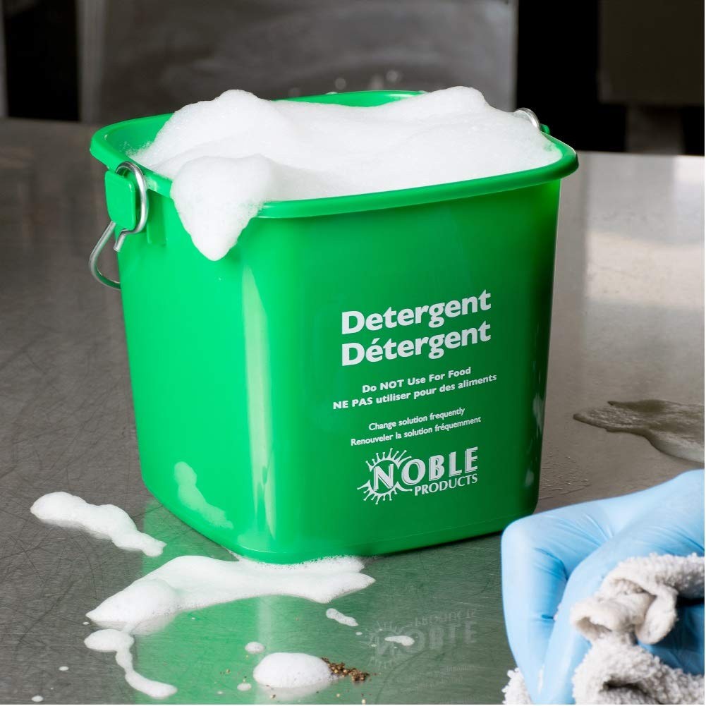 Noble Products KP97RDNBL/KP97GNNBL Square Pail 2 Count (Pack of 1), Green,red