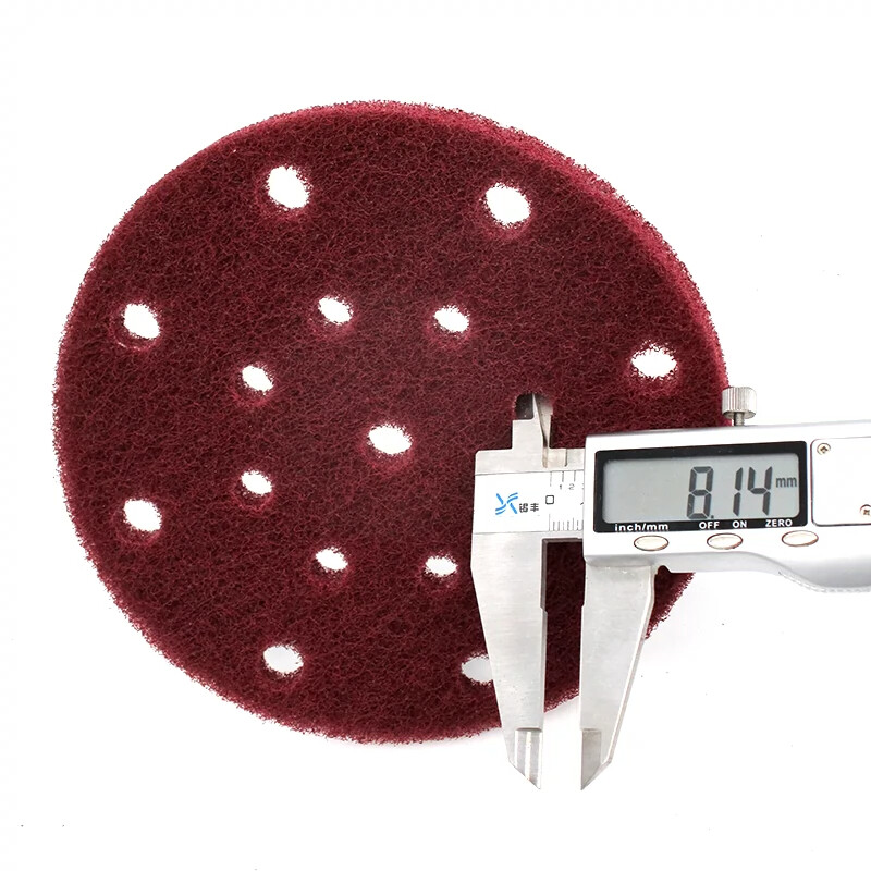 6″ 150mm 17 Hole Scouring Pad Sanding Discs Abrasive Cleaning Pads 240#-800#