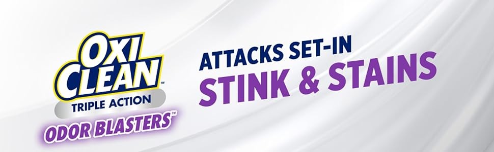 Triple Act Odor Blasters Odor and Stain Remover Powder, Use