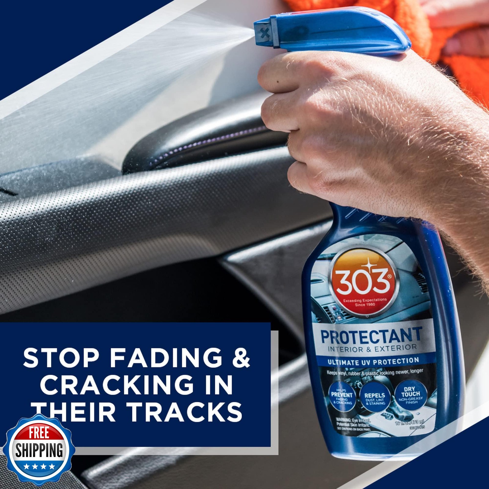 303 Products Automotive Protectant Spray – Helps Prevent Fading and Cracking,