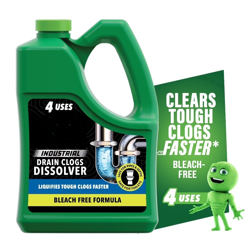 Industrial Strength Drain Clog Remover & Cleaner Liquid Gel- 64oz, 1 ct