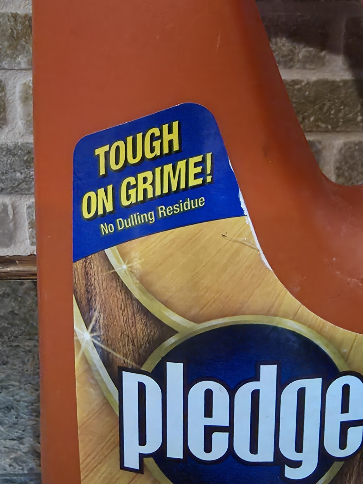 Pledge Orange Wood Floor Cleaner No Dulling Residue 32oz