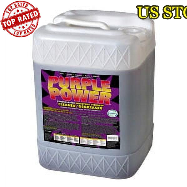 Industrial Strength Cleaner Degreaser Concentrate 5 Gal Eco-Friendly Solution US