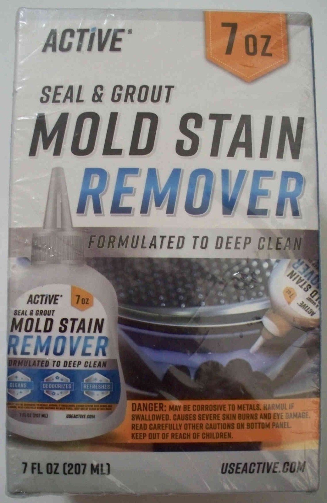 Active Seal & Grout Mold Stain Remover – 7 fl oz – 207 ml – Combo Ship