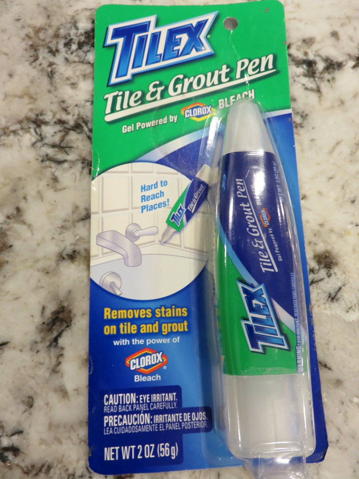 Tilex Tile & Grout Pen Removes Stains 2 oz Dual Tip Clorox Bleach 2010 NOS