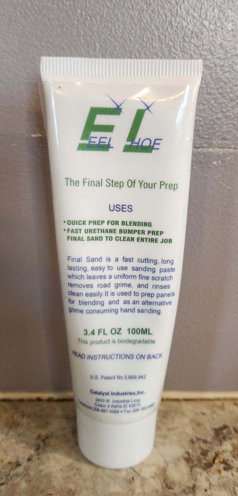 Final Sand Rust Removing Metal Scrubbing Matte 3.4 Fl Oz. 11 mL New Sealed