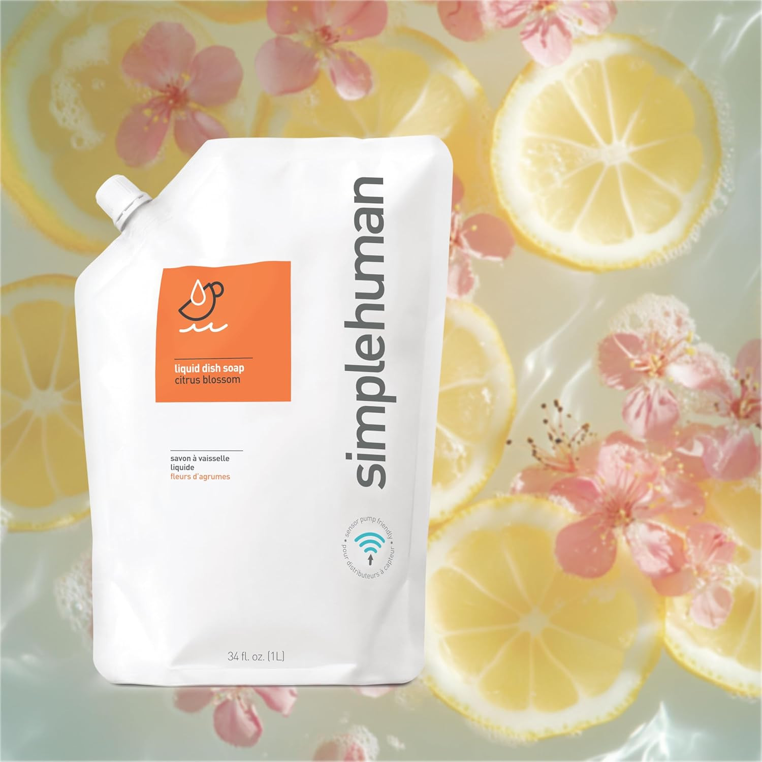 Citrus Blossom Dish Soap Refill Pouch, 34 Fl Oz.