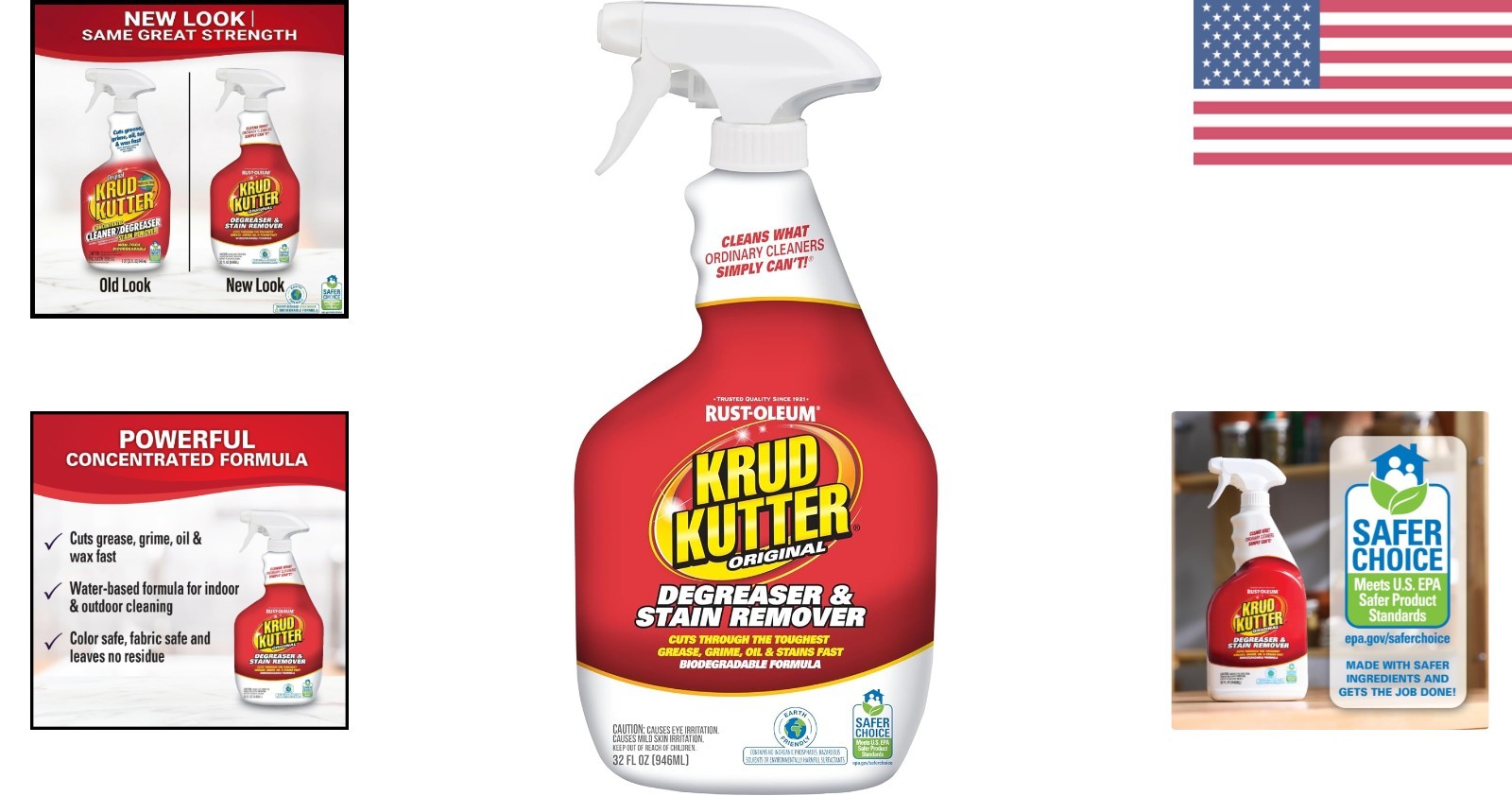 32 oz Cleaner Degreaser Spray – Fast-Acting Multi Surface Solution