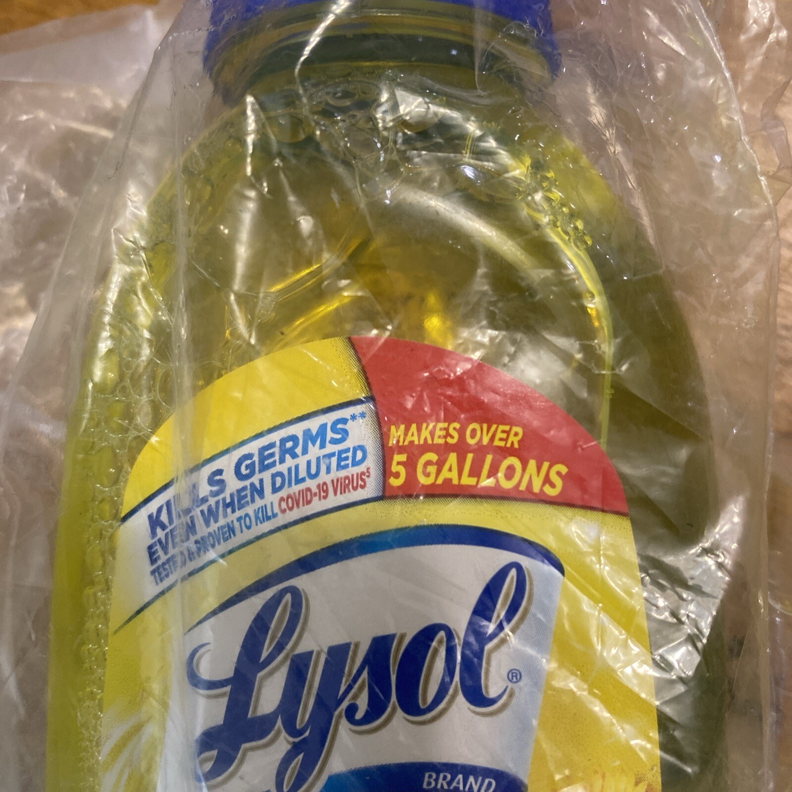 NEW Lysol Clean & Fresh Multi-Surface Lemon 10.75oz Concentrate Makes 5 Gallon