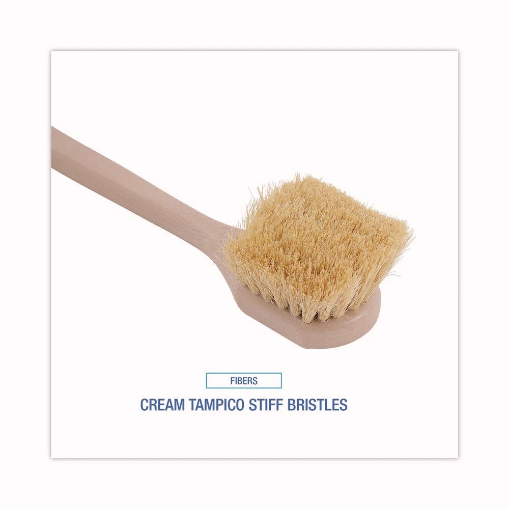 Boardwalk 4220 20″ Tampico Fill Long Handle Utility Brush – Tan New