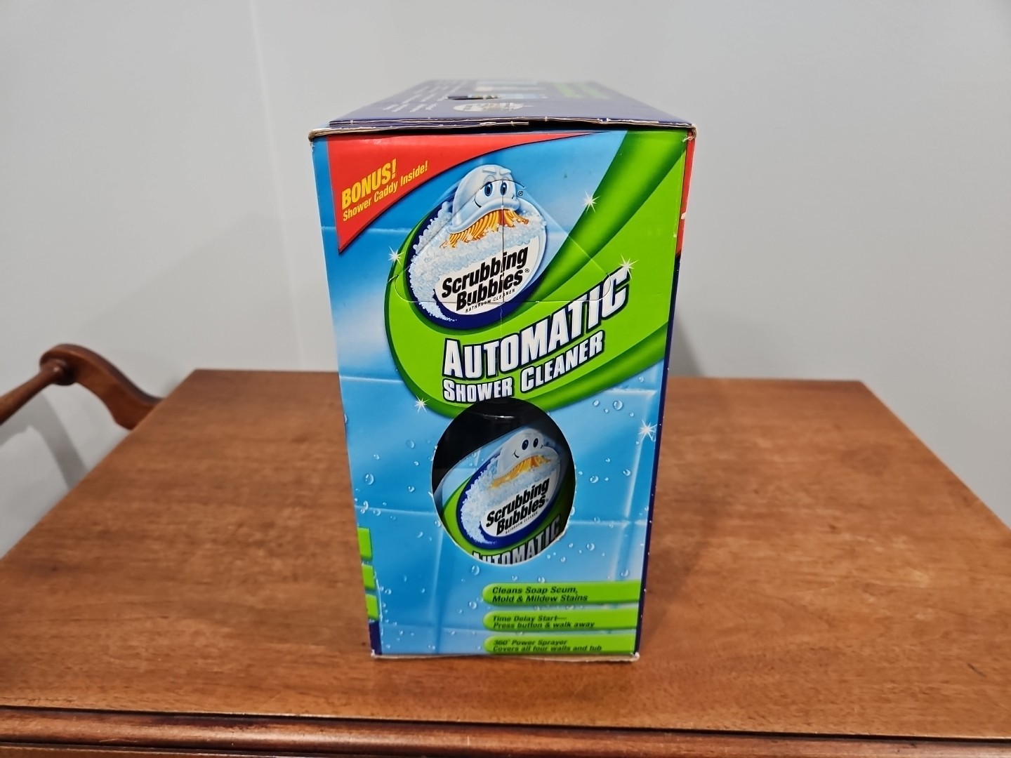 Scrubbing Bubbles Automatic Shower Cleaner 2 Refills 34oz with Shower Caddy NEW