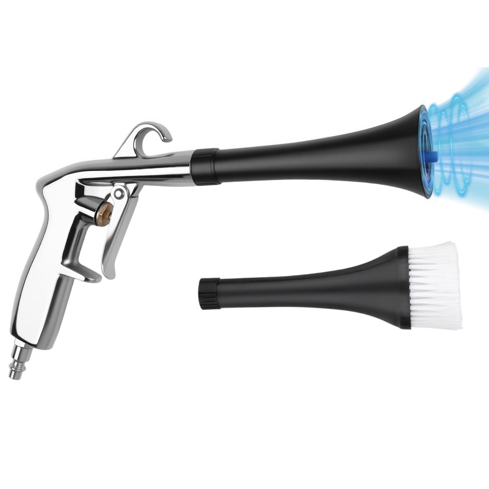 2 Nozzles Air Cleaning Gun, Dry Cleaning Gun Quickly Blasts Dust, Dirt and Gr…