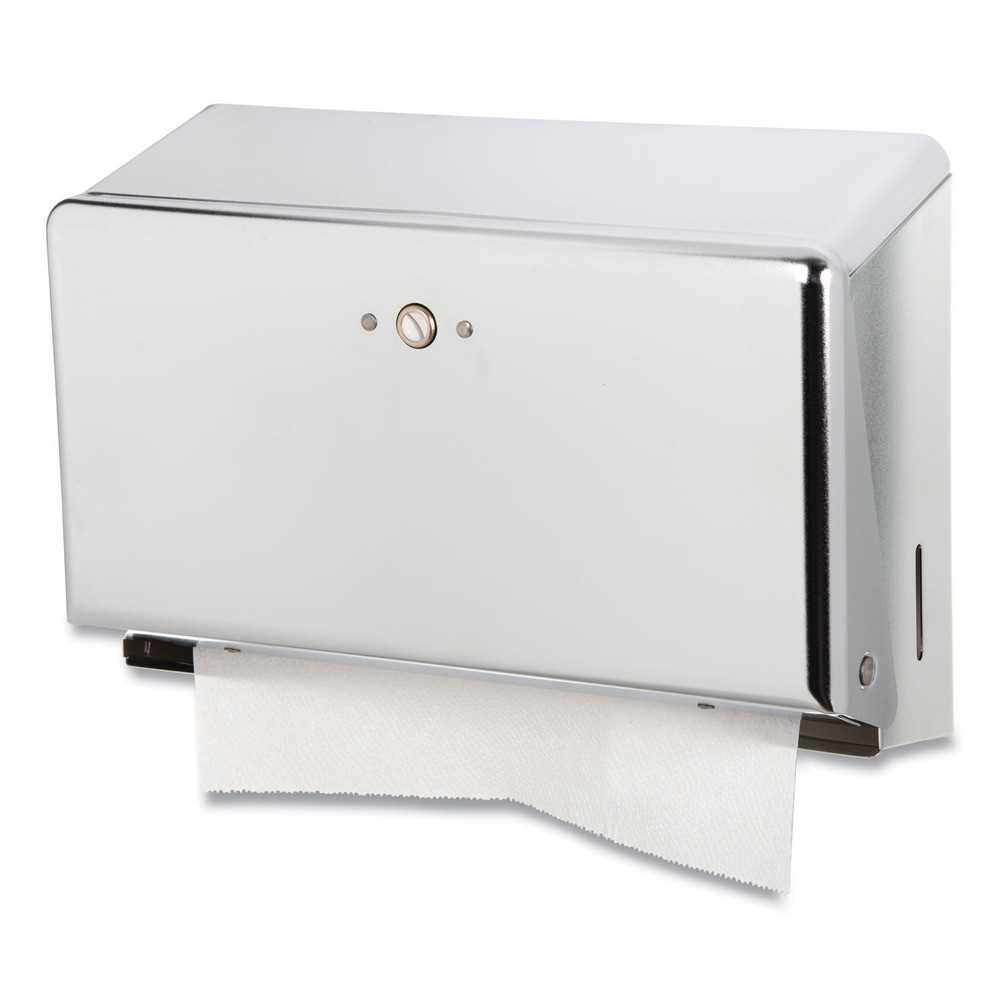San Jamar T1950XC Mini C-Fold/Multifold Towel Dispenser – Chrome New