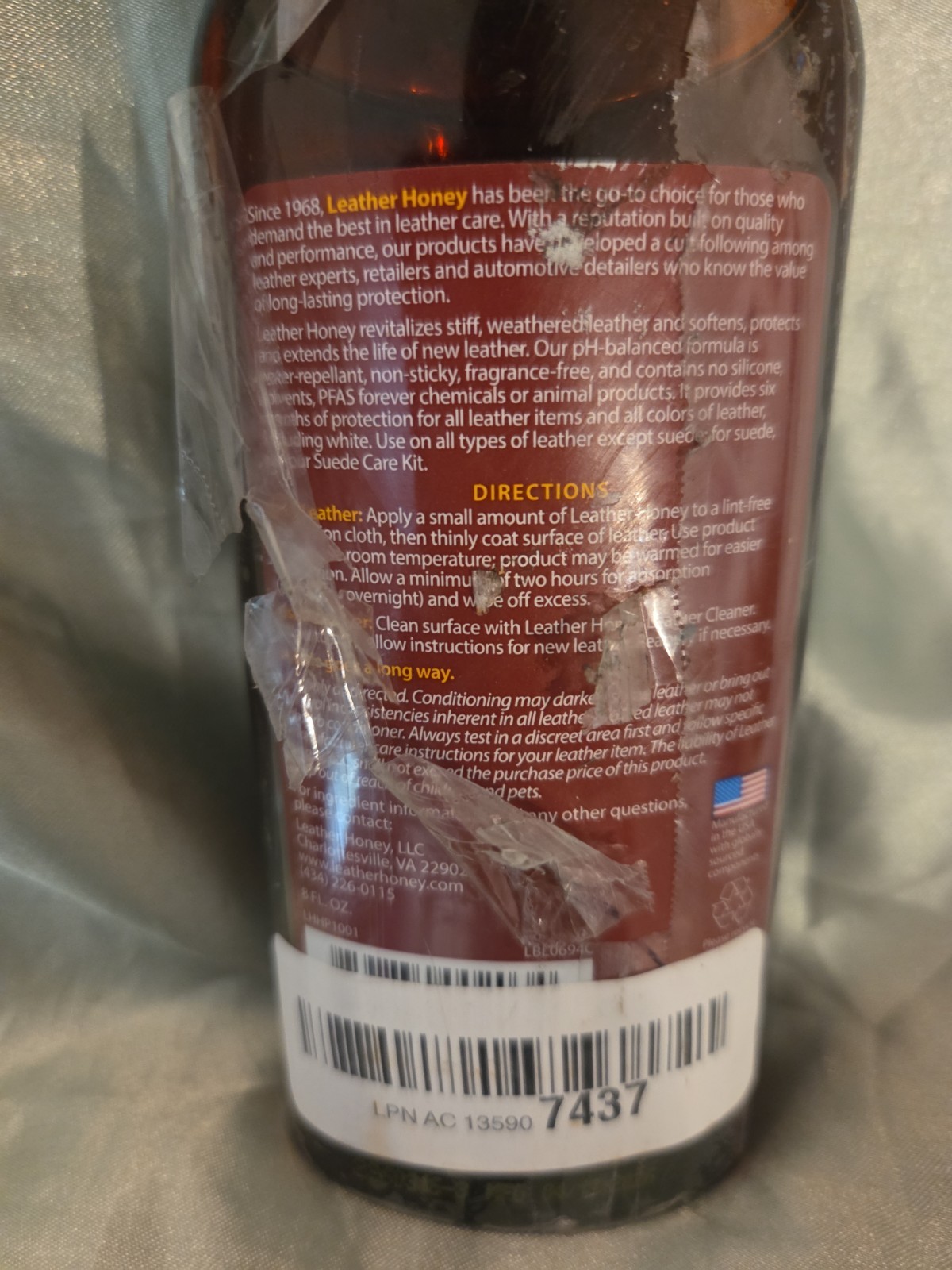 Leather Honey Leather Conditioner – 8oz