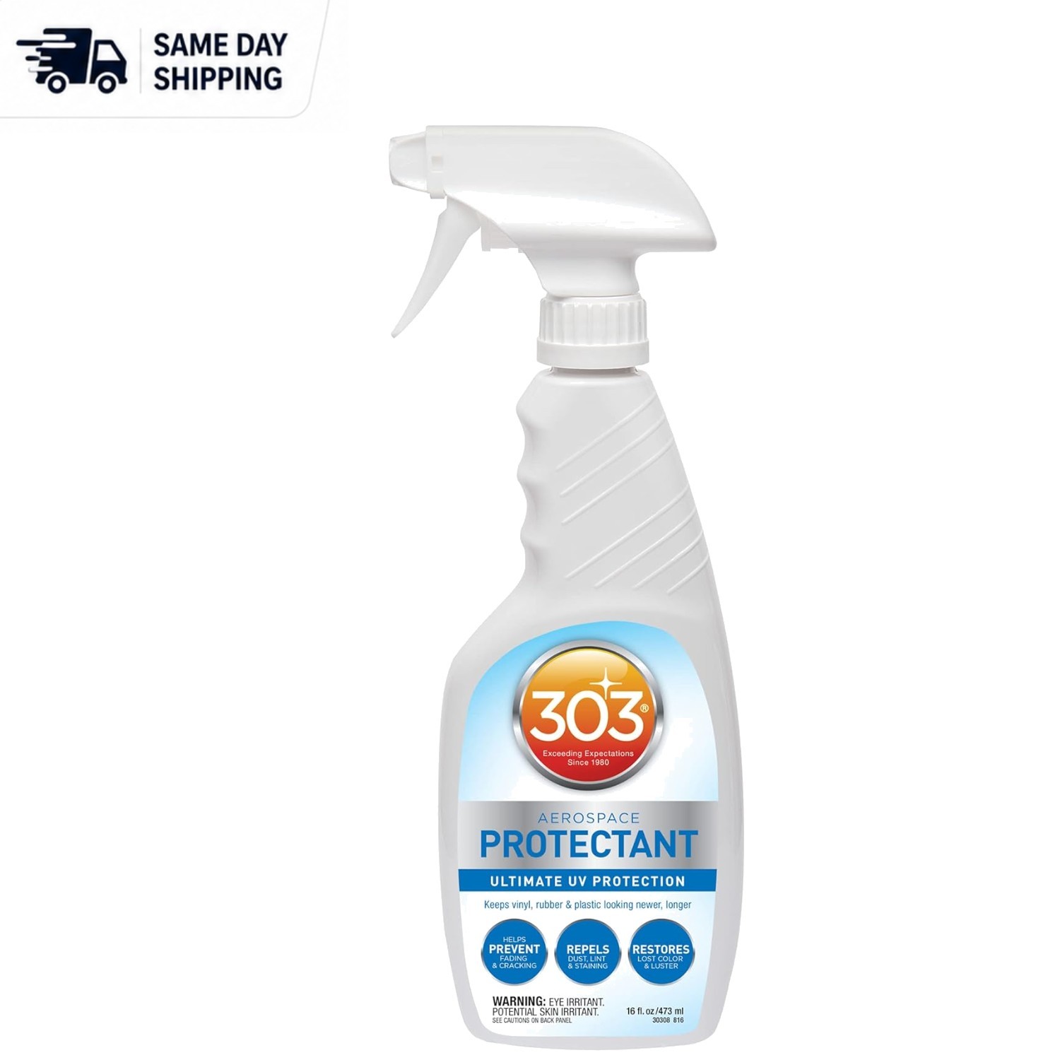 Versatile 16 Oz UV Protectant Spray – Shield Vinyl, Rubber & More, Non-Greasy
