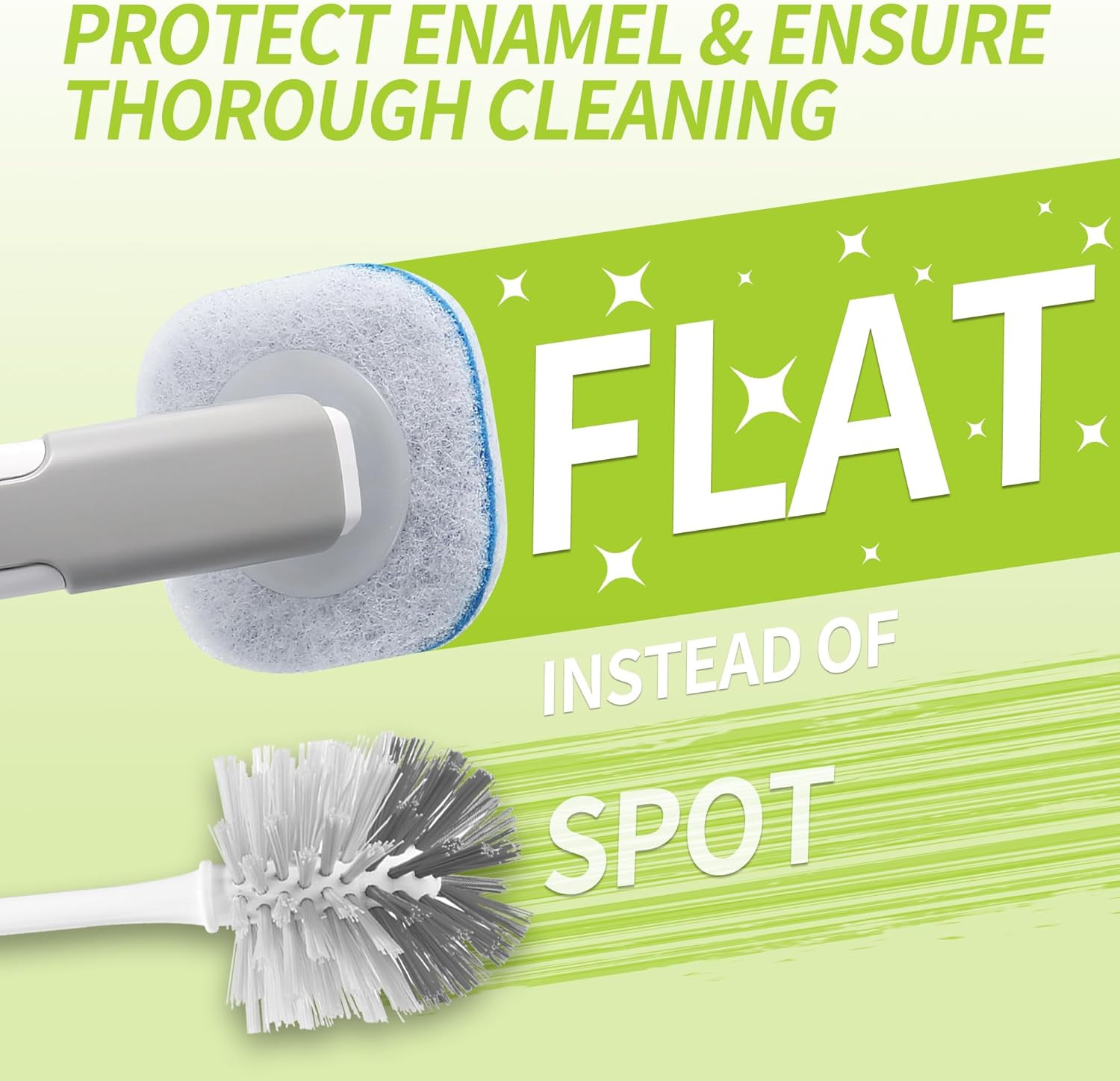 IVYROLL Toilet Bowl Cleaner Wand Refills Compatible with CLOROX, 21 Count Dispos