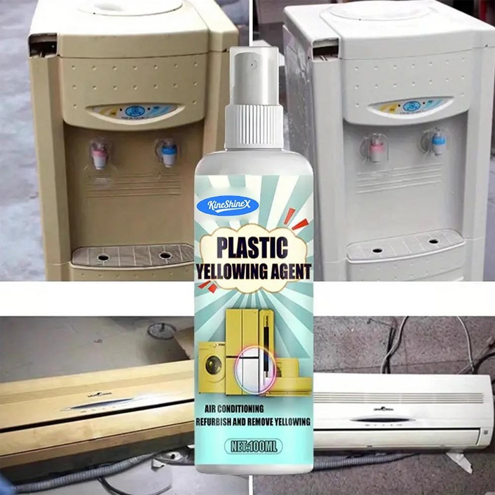 1PC Plastic Yellowing Remover Anti Oxidation Cleaning Agent 100ml with Towel Set
