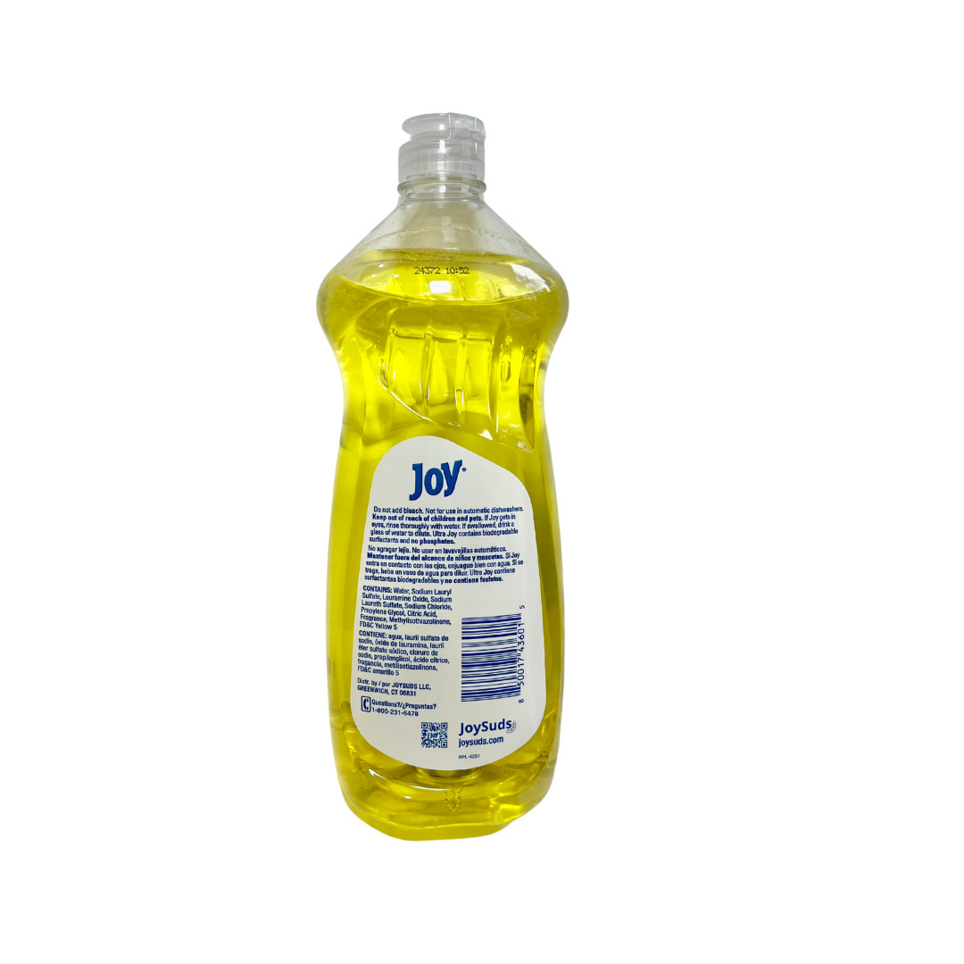 Joy Ultra Dishwashing Liquid Soap, Grease Fighter, Lemon (30 Fl Oz) 3 Count