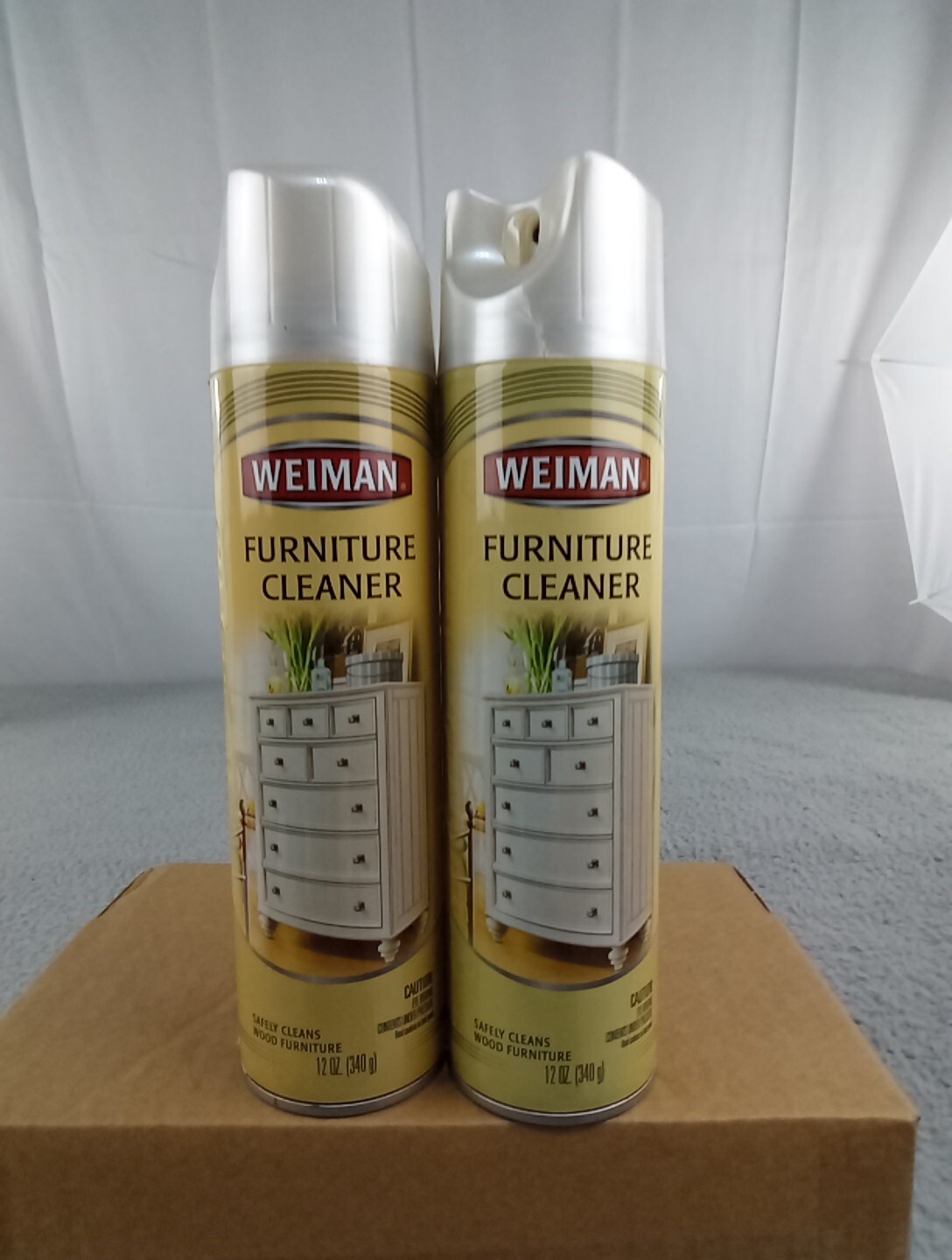 2x Weiman Furniture Cleaner Spray 12oz Size Brand New DISCONTINUED Product