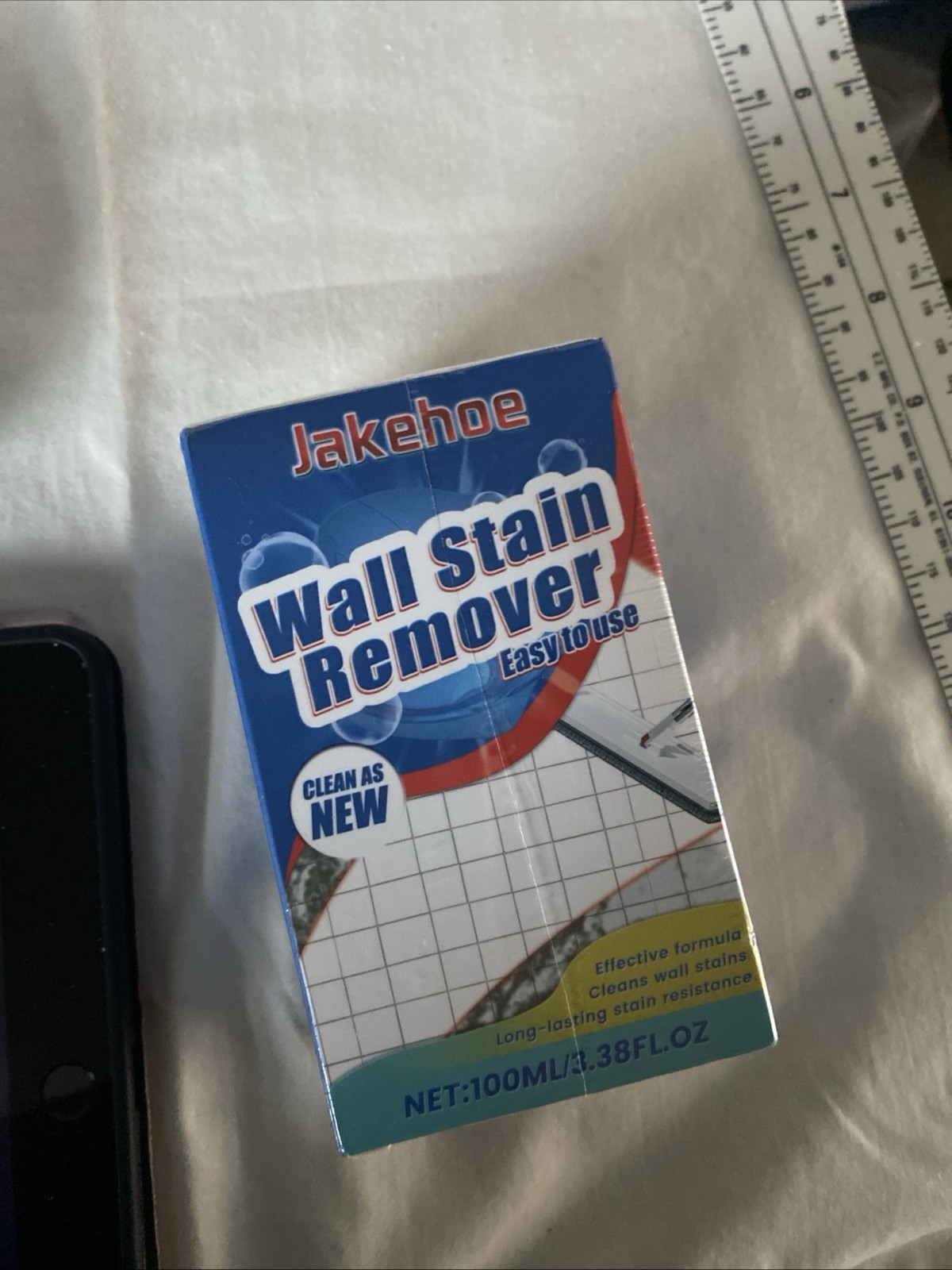 Jakehoe Wall Stain Remover Effective Formula Long Lasting 3.38 Fl Oz , Brand New