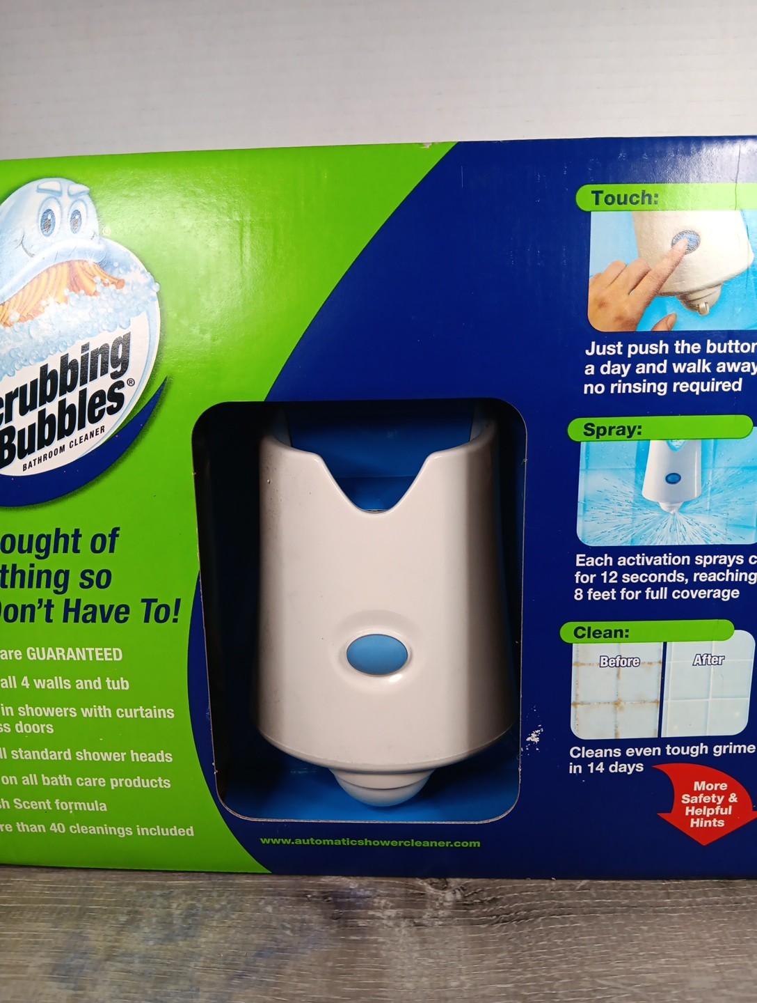 Scrubbing Bubbles Automatic Shower Cleaner Kit W/ Dual 2 Sprayer Refills Bottles