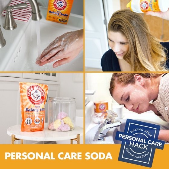 (5 pack) ARM & HAMMER Baking Soda Fridge-n-Freezer Odor Absorber, 14 oz Box