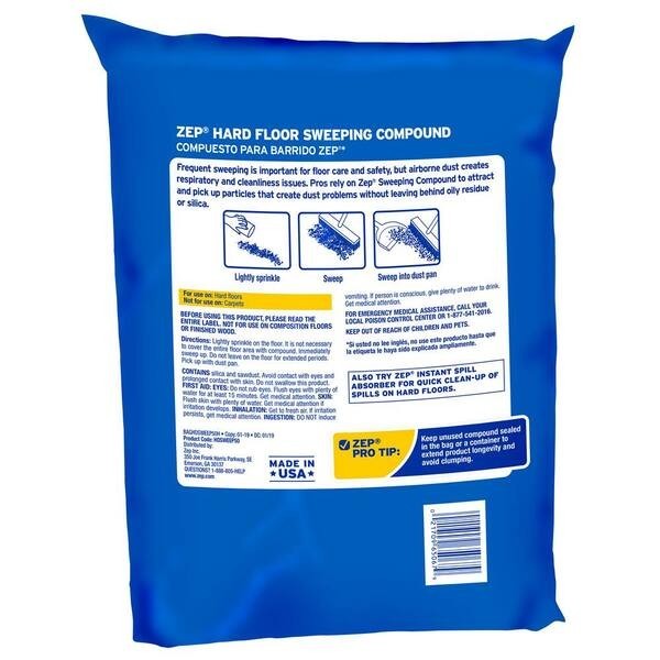 ZEP 50 lbs. Sweeping Compound for effective dust control and clean surfaces.best
