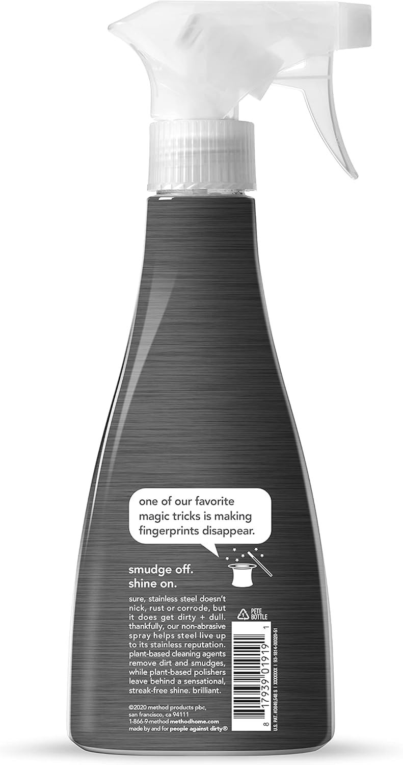 Stainless Steel Cleaner & Polish + Wood Polish Bundle – 14 oz Each, 2 Pack