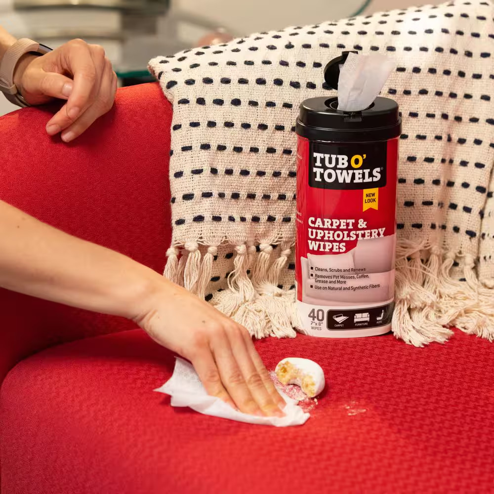 Carpet and Upholstery Cleaning Wipes