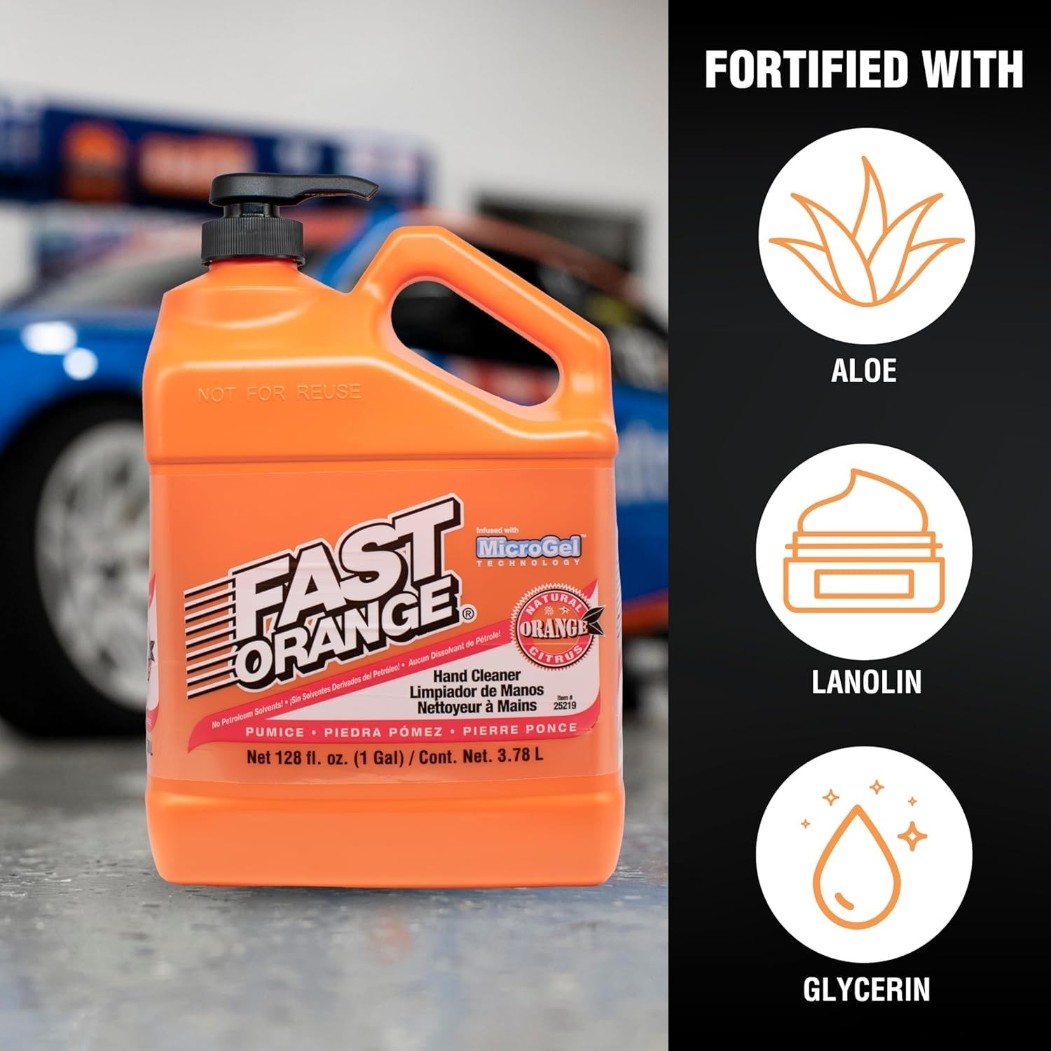 Fast Orange Pumice Hand Cleaner, 1 Gallon Orange Scented – 25219