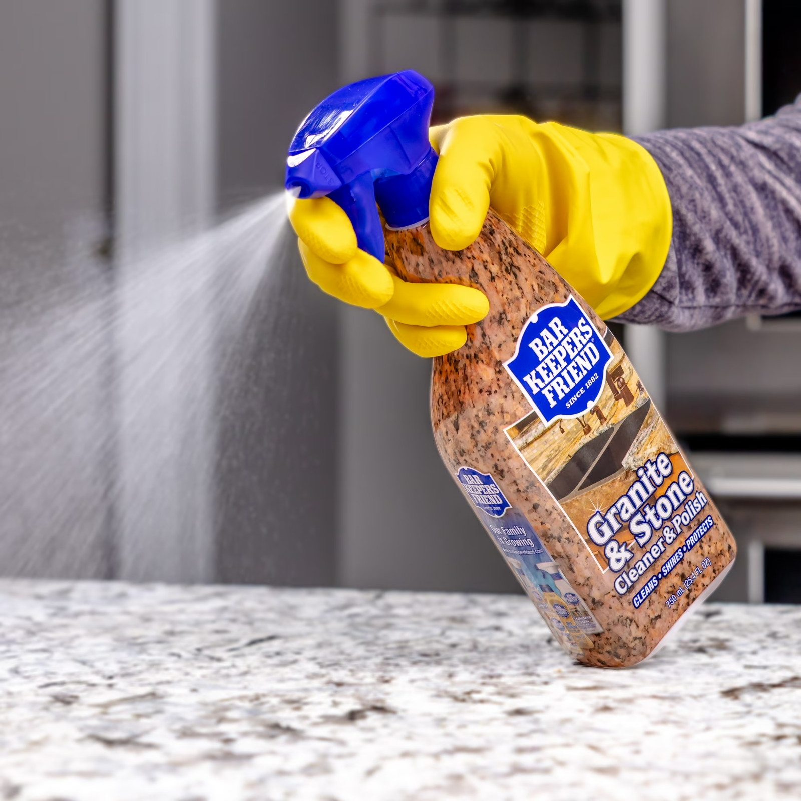 Bar Keepers Friend Granite & Stone Cleaner and Polish 25.4 fl oz