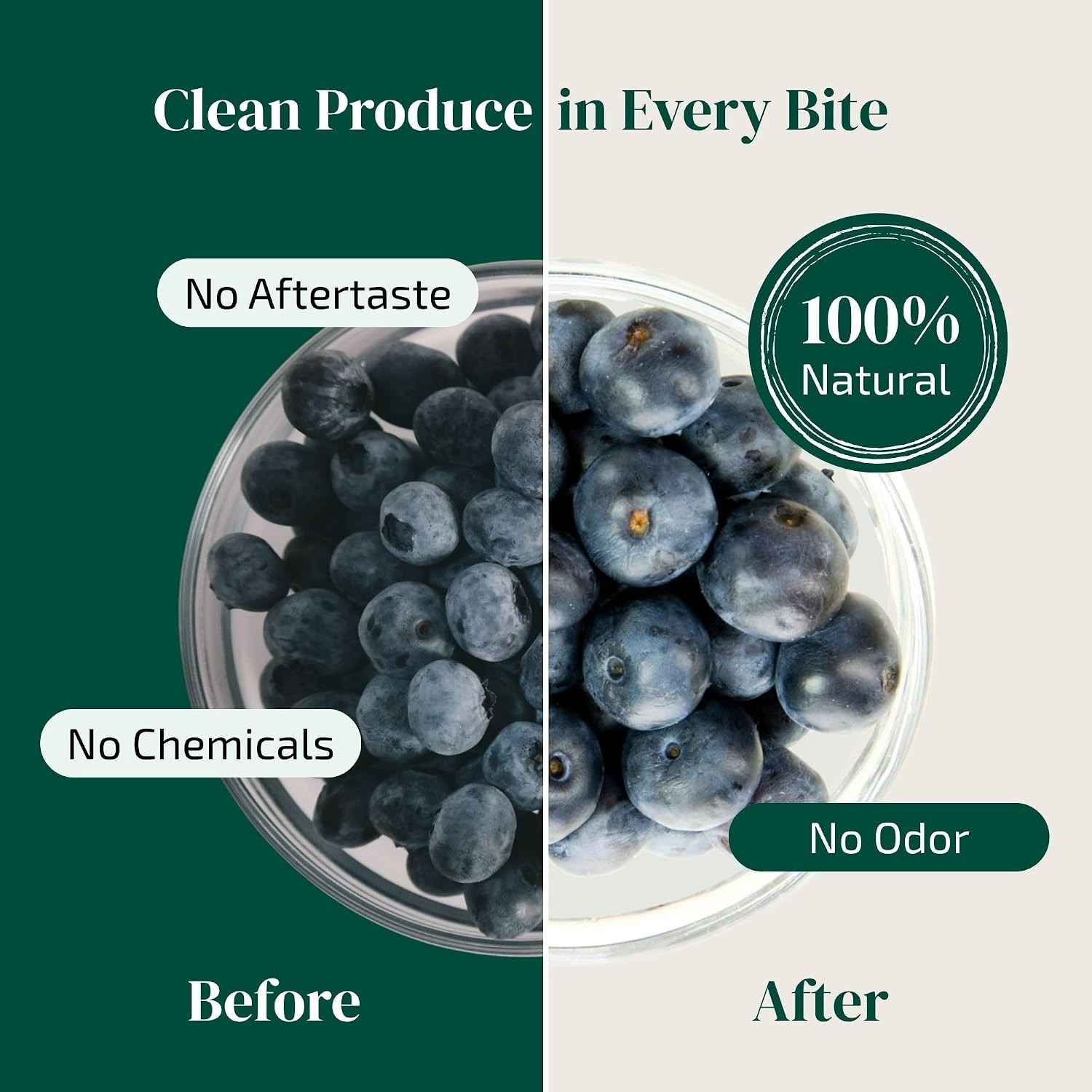 Fruit and Vegetable Wash Powder – Produce Cleaner – Removes Dirt & Residue – …