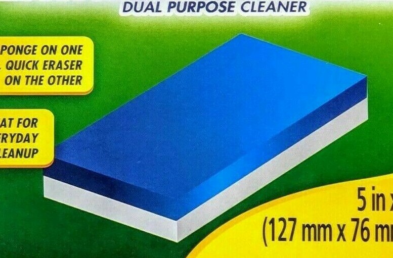 ( LOT 2 ) Scrub Buddies, 2 in 1 Quick Eraser Sponge & Eraser 2-pk/Box NEW SEALED