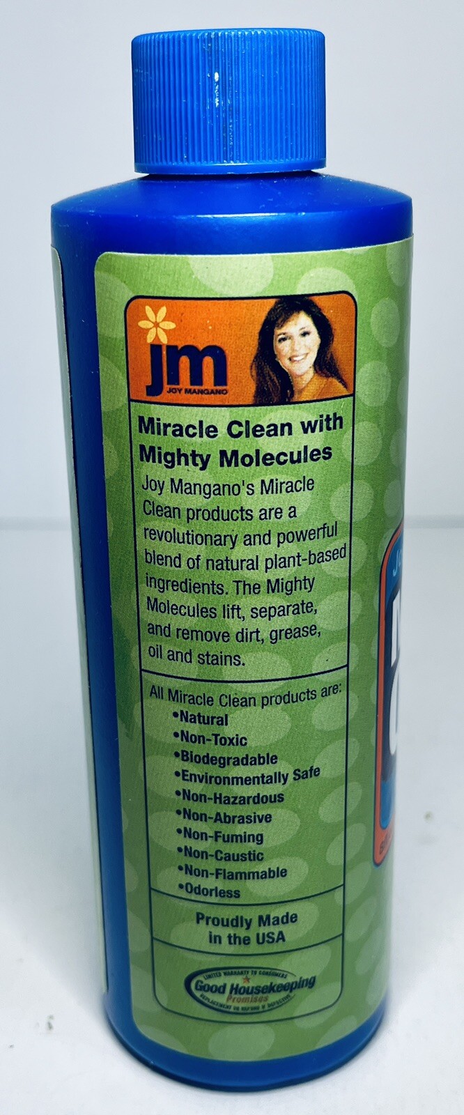 Joy Mangano Miracle Clean Mighty Molecules Sparkling Glass Cleaner 8 oz x 2